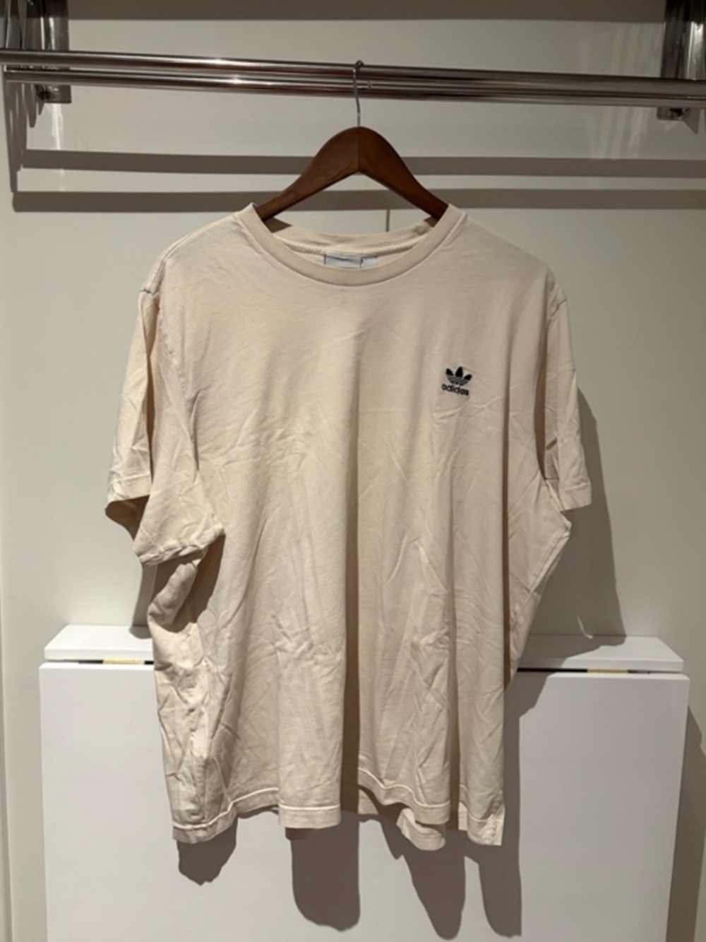 Adidas Originals Beige Trefoil T-Shirt XXL